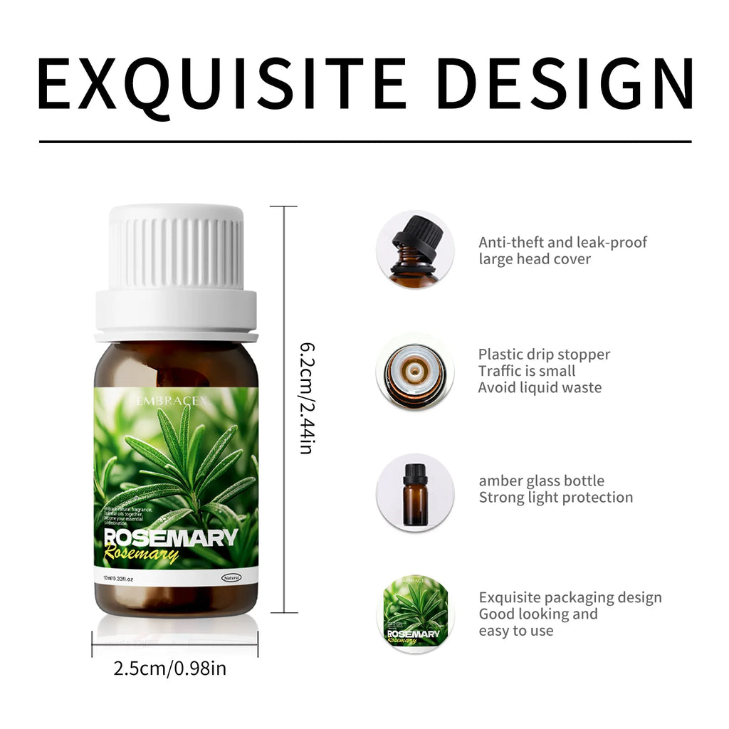 10ml Rosemary Essential Oils Pure Plant Essential Oil Rosemary Oil Premium Grade Essential Oils For Aromatherapy