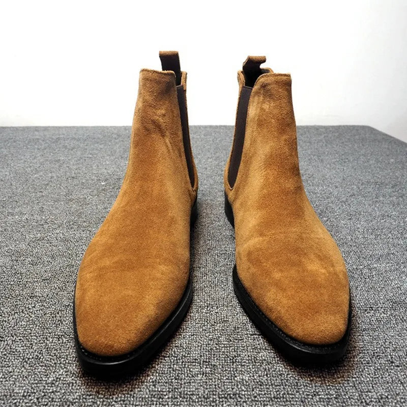 designer chelsea boots men botines fashion ankle boots homme shoes man botas de seguridad hombre pantuflas stivaletti uomo 39-48