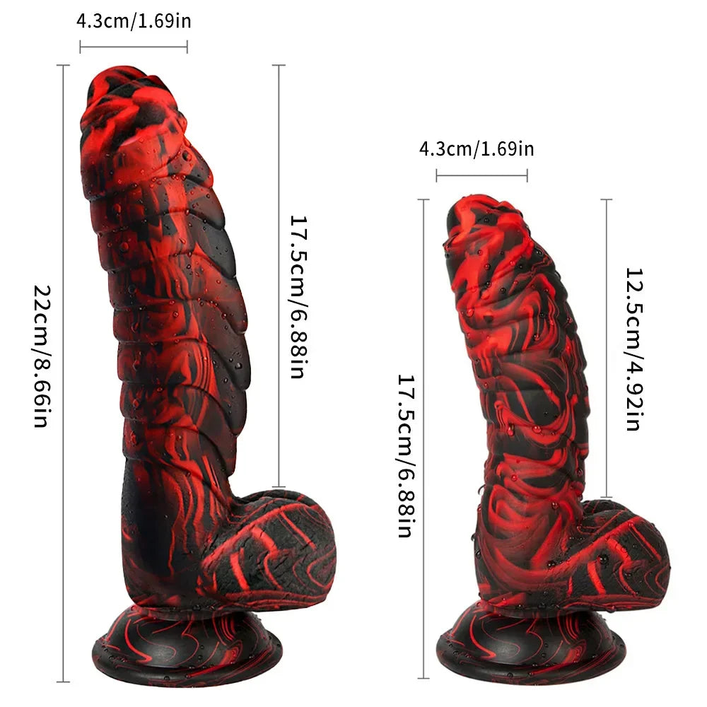 Sex Toys Realistic Dildo for Adults Monster Dildos with Strong Suction Cup, G Spot Clitoral Vagina Anal Toy for Women