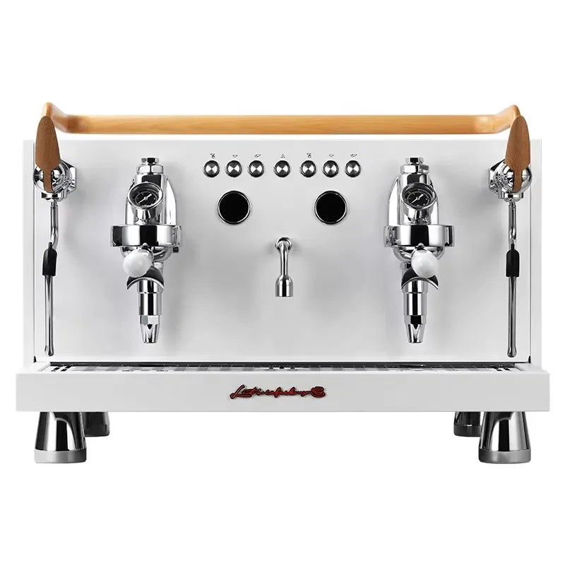 Custom New Style Horn Design Lever Cafetera Pub Semi-Automatic Commercial Espresso Coffee Machine With Pressure Gauge