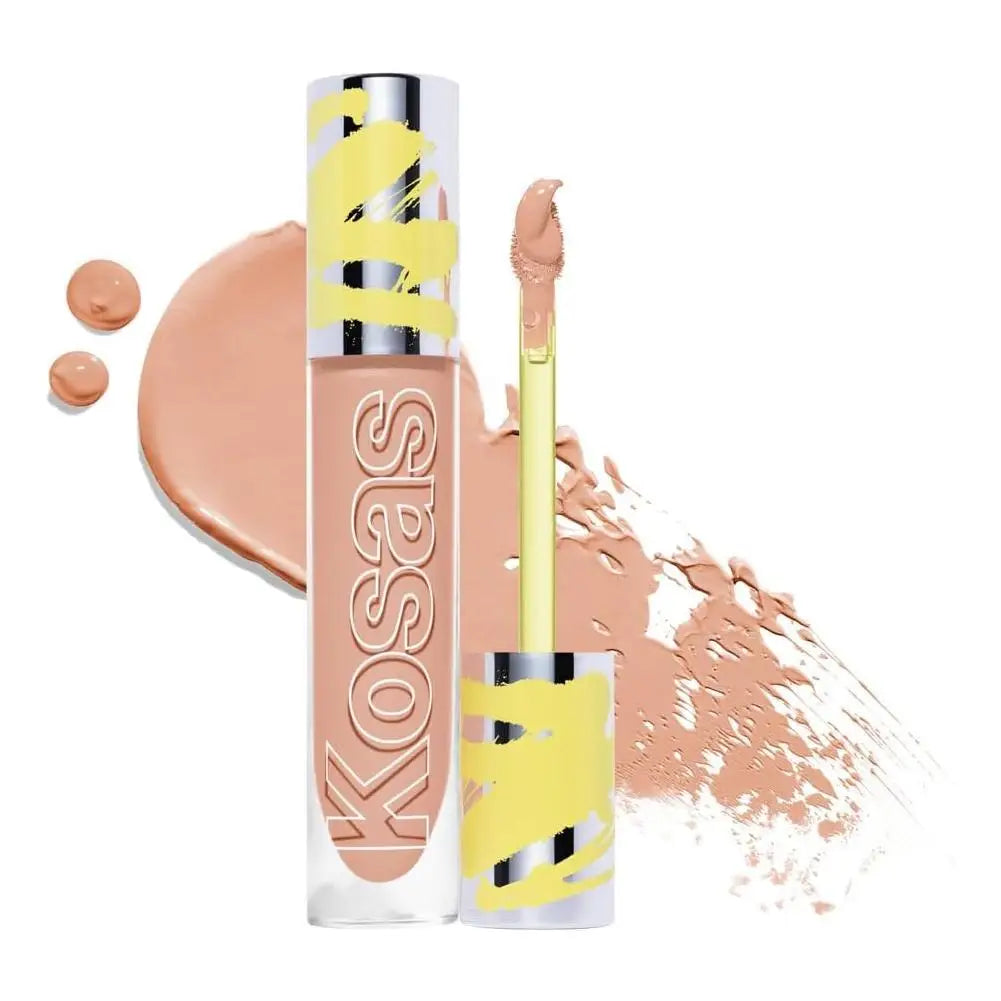 Kosas 5.3ml Face Liquid Concealer Cream Crease-Free Smooth Hydrating Under Eye Dark Circles Acne Scar Blur Cover Cosmetics