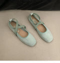 Flat Shoes for Women Summer New Pink Ballet Shallow Mouth Flats Sole Single Shoe Womens Soft Soled Mary Jane Shoes Pumps Zapatos