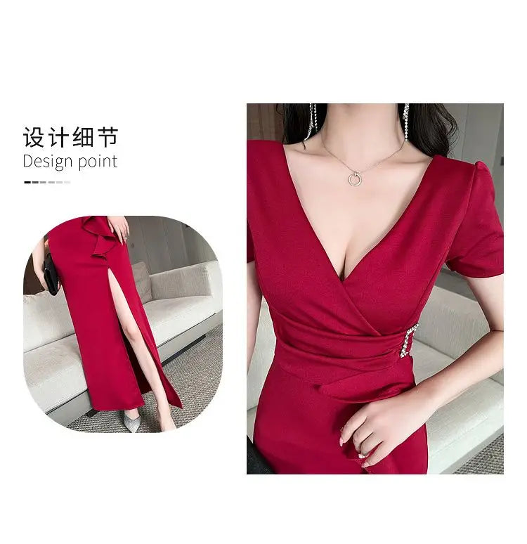 Sexy Evening Dress for Women in 2025 Slim and Slim Nightclub