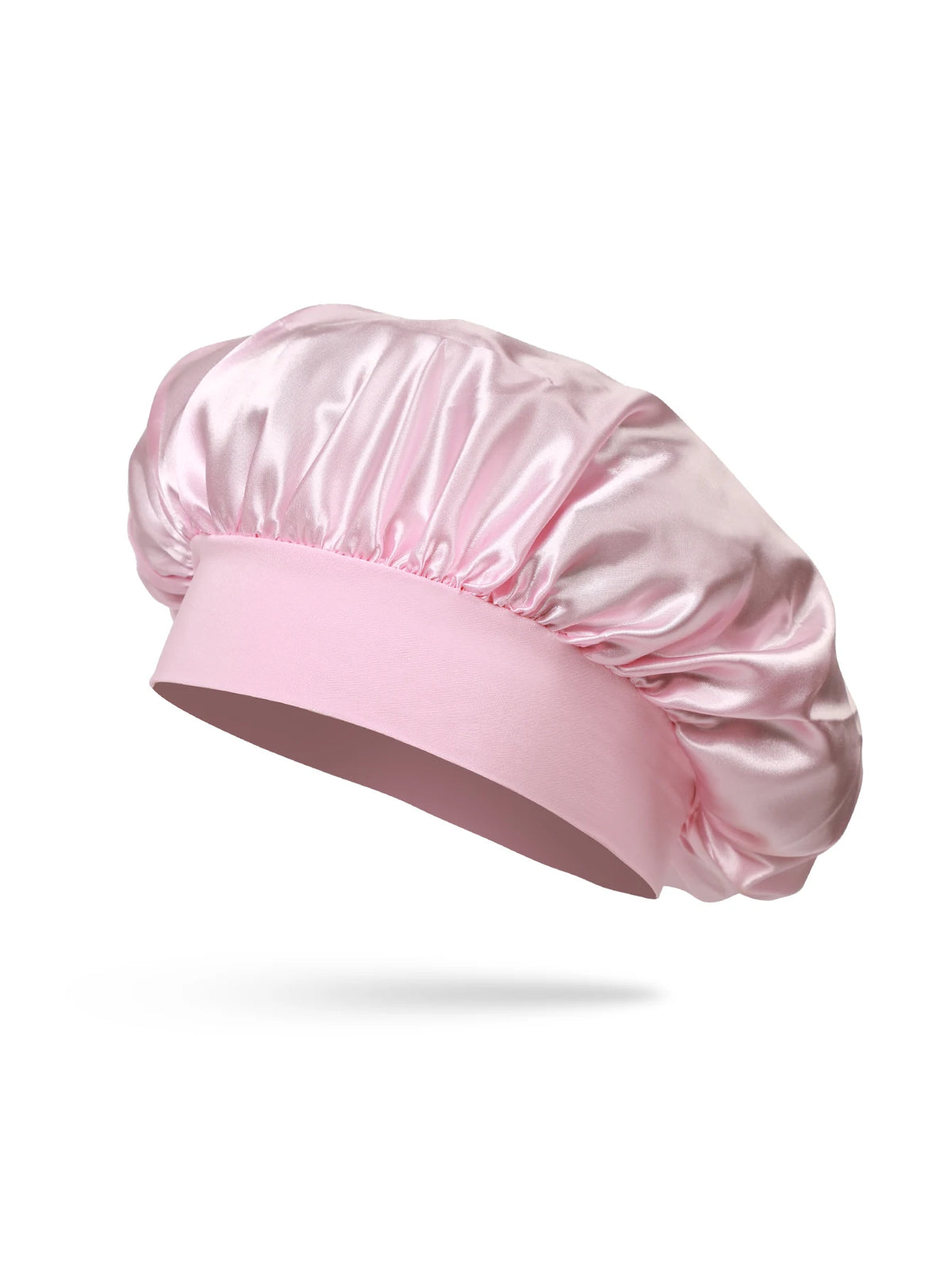 1Pcs Silk Bonnet for Sleeping Women Satin Lined Hair Bonnets for Sleeping Soft Elastic Band Silk Sleep Cap for Curl