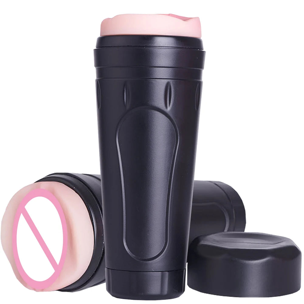 1pc Male Masturbator Artificial Vaginal For Men 18 Penis Pump Glans Sucker Real Pussy Sex Toys Erotic Goods juguetes sexuales