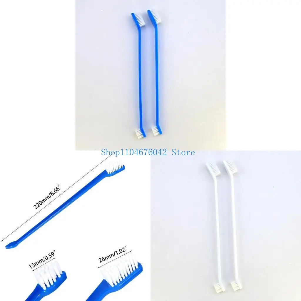 5asd Pet Toothbrush Cats Brush Addition Bad Breath Tartar Teeth Care Dogs Cats Cleaning Mouth Dogs Cats Mouth Care Supplies