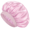 Silk Bonnet for Sleeping, Double Layer Silk Sleep Cap for Men & Women, Soft Satin Lined Bonnet for Curly Hair