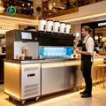 Automatic Milk Tea Machine Fully Automatic Bubble Tea Equipment Commercial Drink Maker for Cafes
