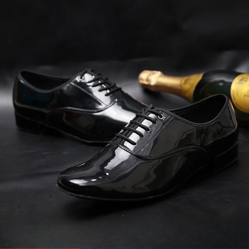 Dance Shoe for Men Latin Dance Shoes Genuine Leather Soft Sole Men's Tango Ballroom Modern Dancing Shoes Sneakers Man Adult