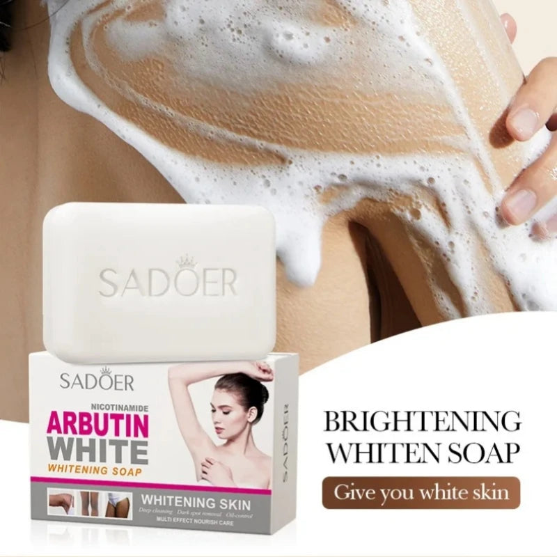 Niacinamide Arbutin Soap Moisturizing and Brightening Deep Cleansing Body Wash Foam Cleanser Handmade Soap