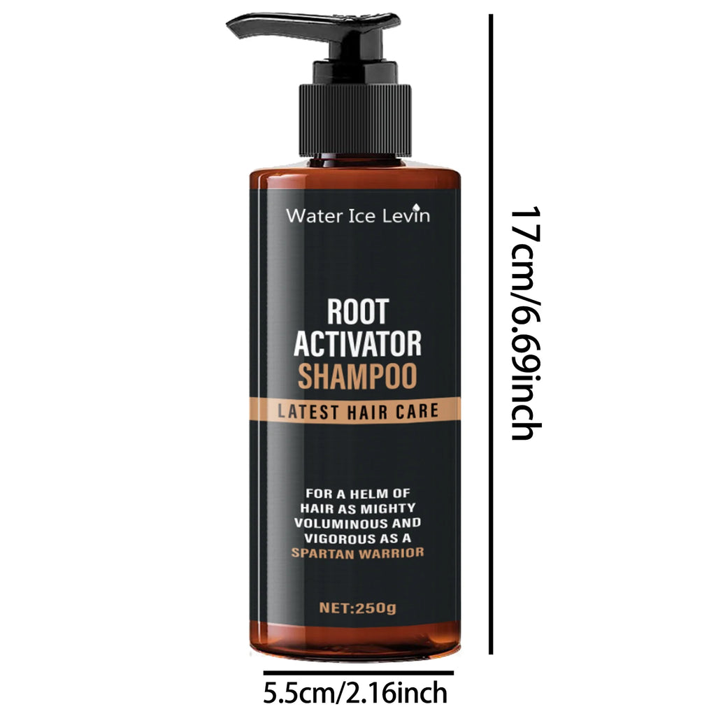Root Activating Shampoo - Natural Herbal Extracts, Keratin and Biotin Leave Hair Feeling Fresh and Dry, Makes Damaged Hair More