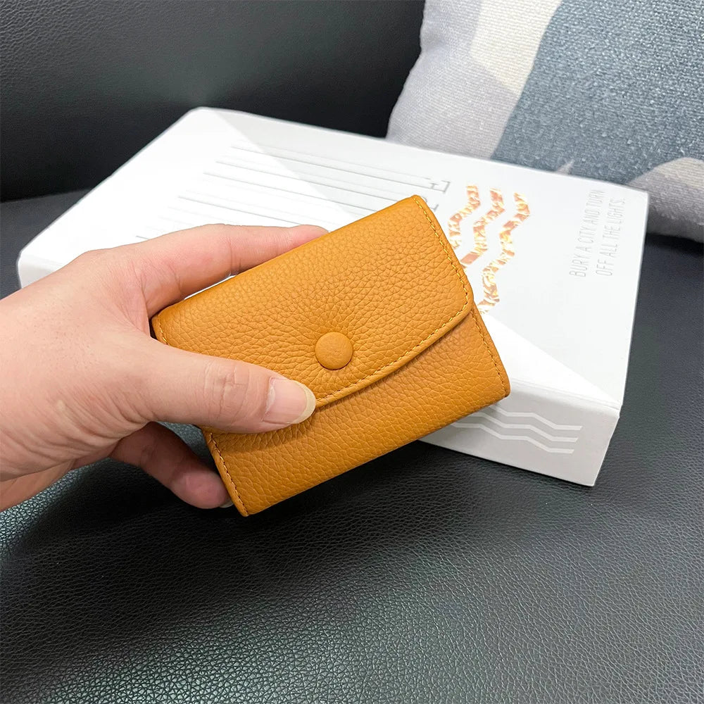 Credit Card Holder Wallets for Women Large Storage Space Snap Closure Accordion Card Holders,Leather Organizer Cards Case