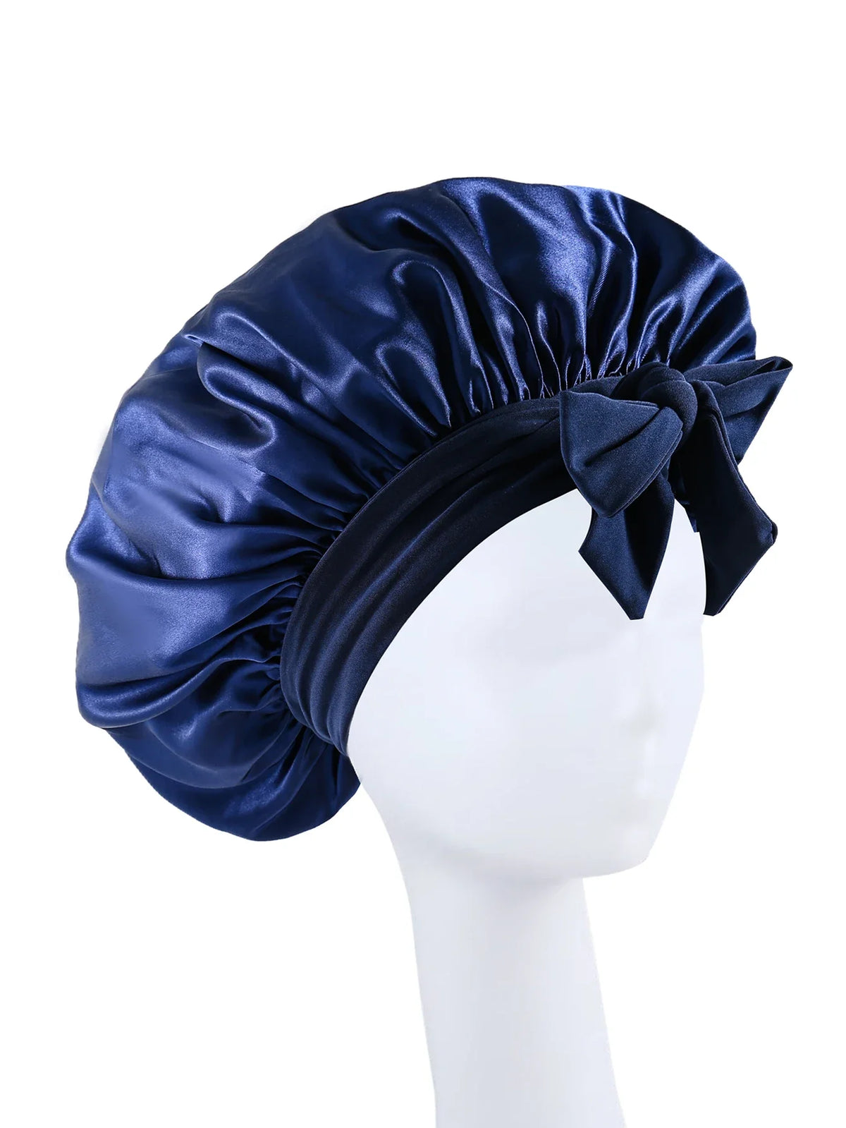 2026 New Silk Bonnet Sleeping Womens Satin Bonnet Hair Night Sleep Cap Tie Band CurlyHat Scarf Wrap Curly Hair Bonnets Beauty