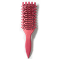 3 in 1 Curl Define Styling Brush Hollow Out Detangling Hair Brush Tangled Hair Comb Shaping Defining Curls Barber Styling Tools