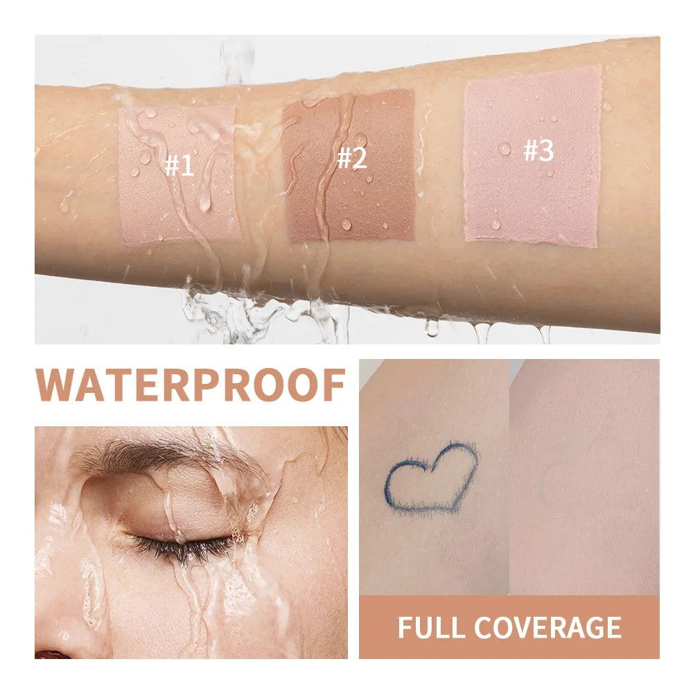 Lakerain Undereye Color Correction Concealer Waterproof Moisturizes Bright Skin Fine Clay Texture Quickly Covers Dark Circles