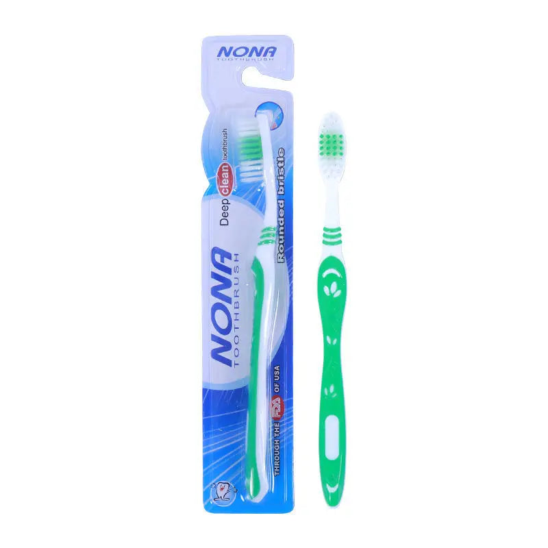 NONA toothbrush, natural, high quality manual toothbrush, soft bristles, suitable for gums, for everyday deep cleaning oral care