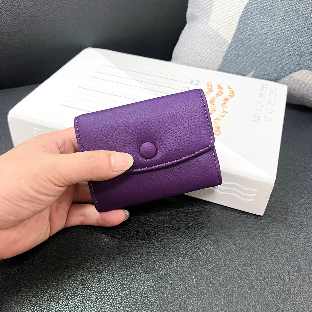 Credit Card Holder Wallets for Women Large Storage Space Snap Closure Accordion Card Holders,Leather Organizer Cards Case