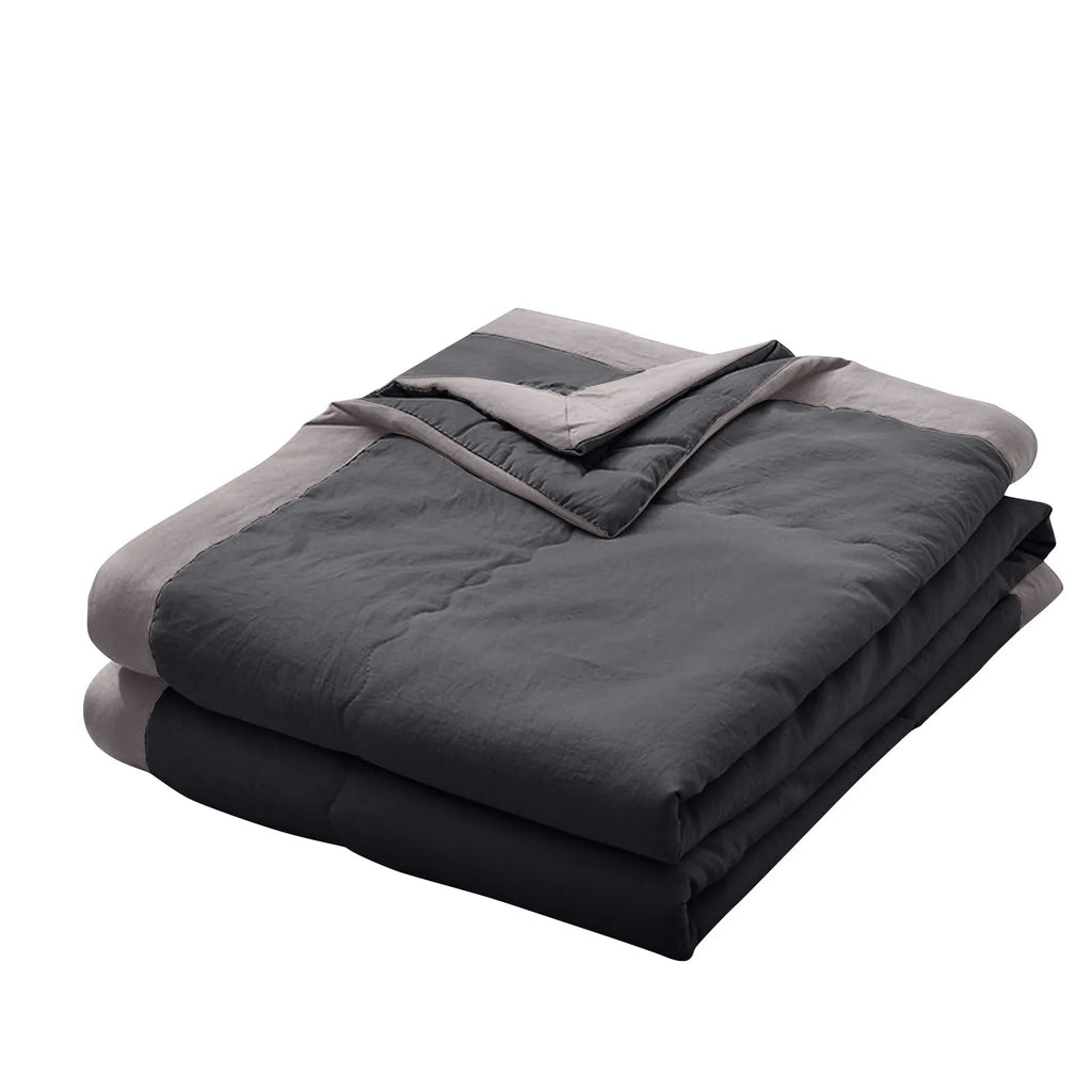 New Double Sided Cooling Summer Quilt Cold Effect Breathable Conditioning Quilt Spring Summer Solid Color Cooler Quilt