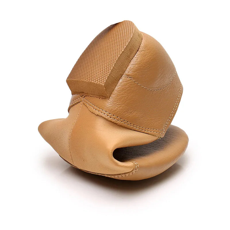 Zapatos De Jazz PU Para Mujer, Diseño Slip-On Con Elástico, Suela Dividida Antideslizante Para Danza Jazz/Ballet
