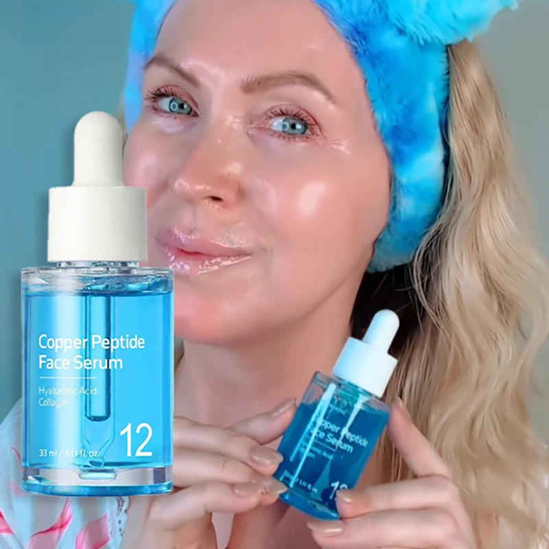 Korean Salmon PDRN Essence, Copper Peptide Centella Moisturizing Repair Hydrating Glow Lightweight Face Serum Daily Skincare