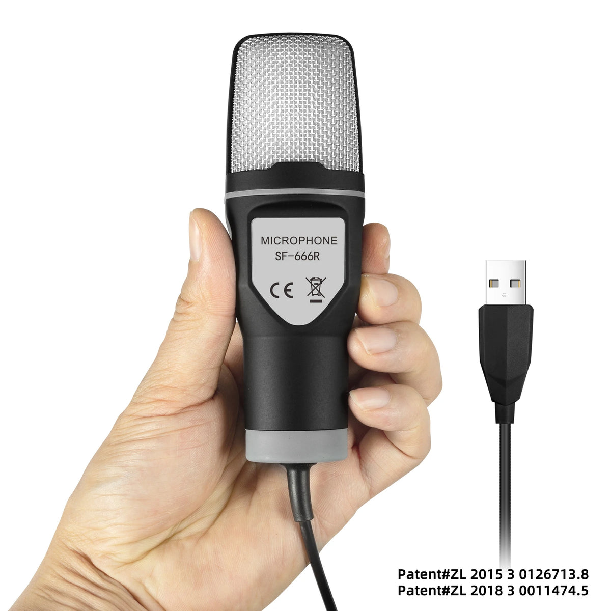 2.4G Head-mounted Wireless Lavalier Microphone for Podcast Recording Studio Streaming Laptop Desktop PC Wire Gaming Microphone