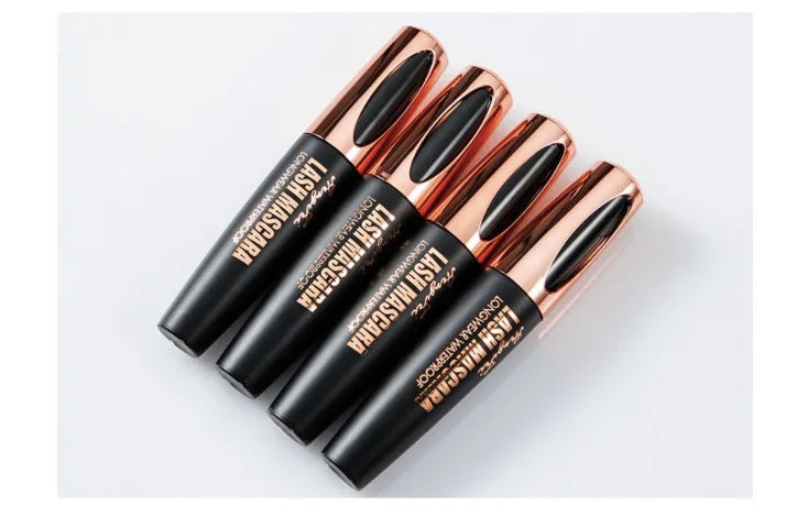 Waterproof Rimmel 4D Silk Fibers Lashes Mascara Effet Faux Cils Rimel Macara Alarga Crecimiento De Pestañas Lashlift Bulklash