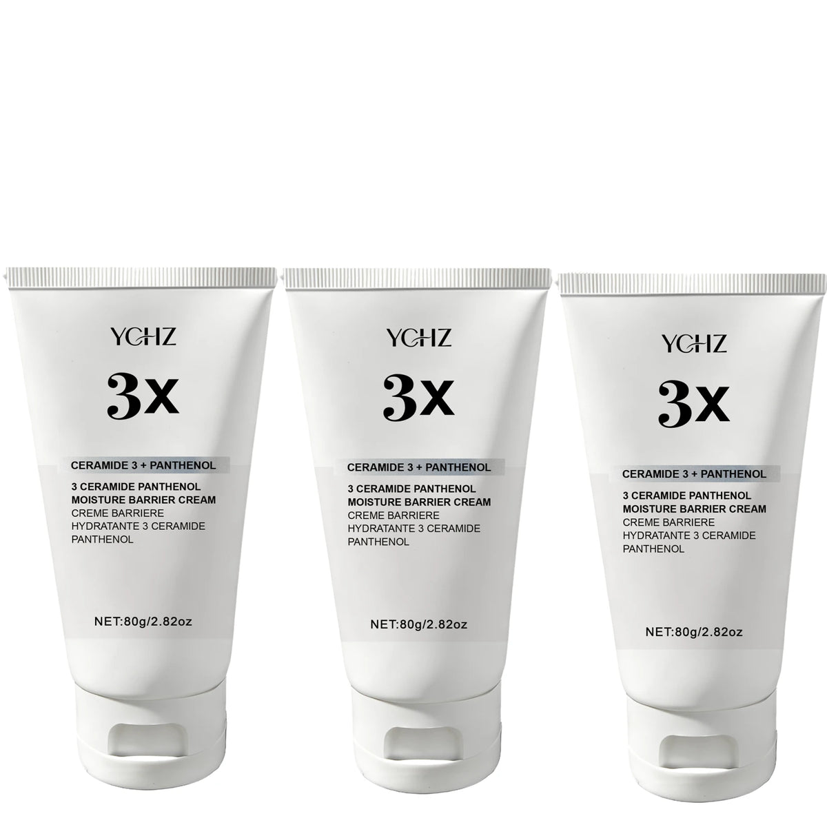 3X Ceramide Panthenol Moisturizing Barrier Cream, Suitable for All Skin Types, Daily Facial Moisturizer, Soothing, Non-Comedogenic, Contains Centella Asiatica, Korean Skincare, 80g