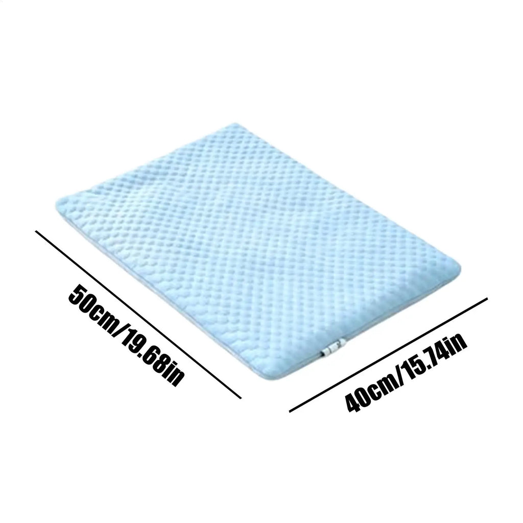 Cat Cooling Pad Hot Summer Non-Slip Animals Cushion War Weather Cats Cooling Mat for Sleeping Resting Camping Travel Shelter