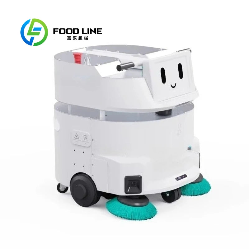 Customized Commercial Autonomous Cleaning Robot With Obstacle Avoidance Anti-Fall Function Vacuum And Mop All-In-One Machine