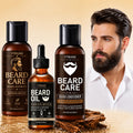 Men's Beard Oil Set, Moisturizing Beard Care Serum for Softening Dry Rough Hair, Enhancing Shine and Smooth Groomed Look