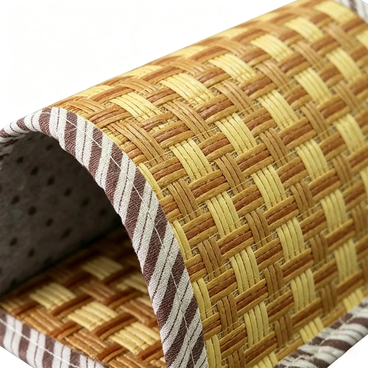 cooling Hamster Bed Breathable Wear Resistant Pet Cave Nest Weave Cooling Mat Hiding House Cage Hamster Habitat House Bed