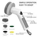 Cepillo Eléctrico De Limpieza Hogar IPX6 Impermeable Cepillo Limpieza Eléctrico Ligero Con 4 Cabezales Electric Tile Cleaner