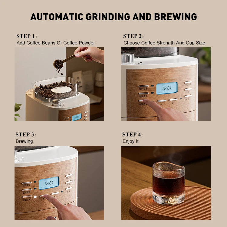 Coffee Shop Cafe Cafeteras Profesional Coffee Brewer Maker Expobar Coffee Machine with Grinder