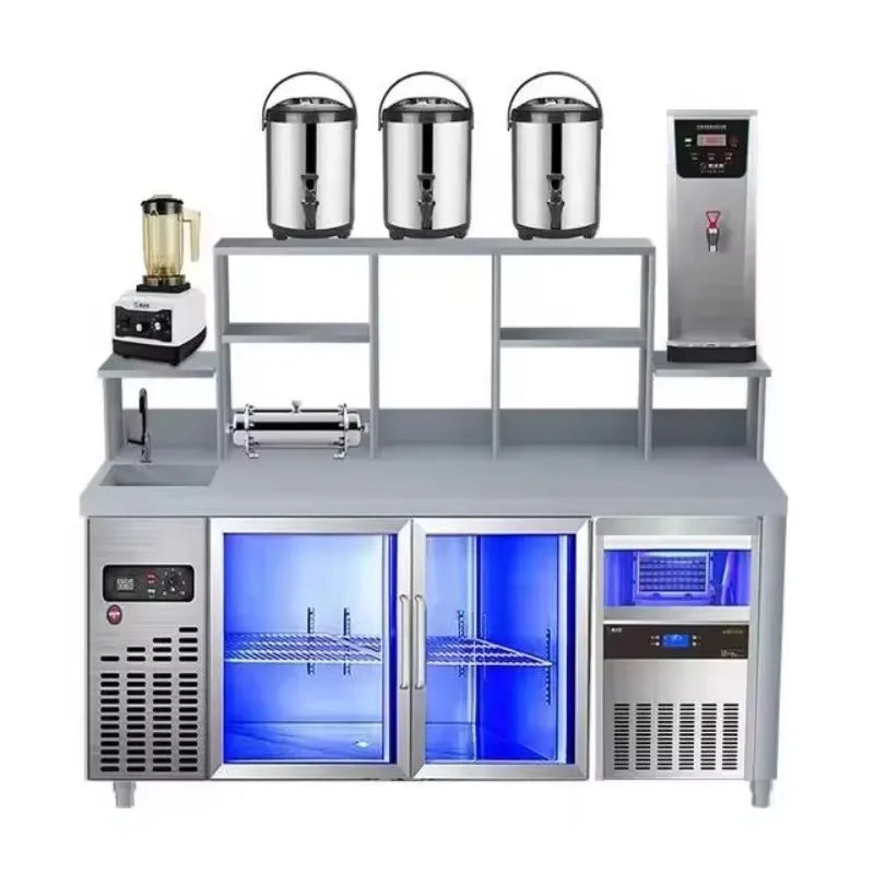 Automatic Milk Tea Machine Fully Automatic Bubble Tea Equipment Commercial Drink Maker for Cafes
