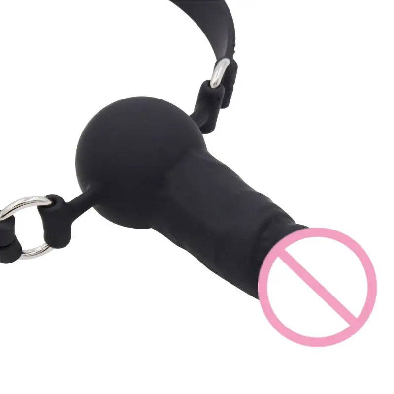 Gag Ball Open Mouth Dildo Sex Toy Gags Sexual Object Adjustable Restraint Bondage Sex Products Intimate Goods 18+ Adult Games