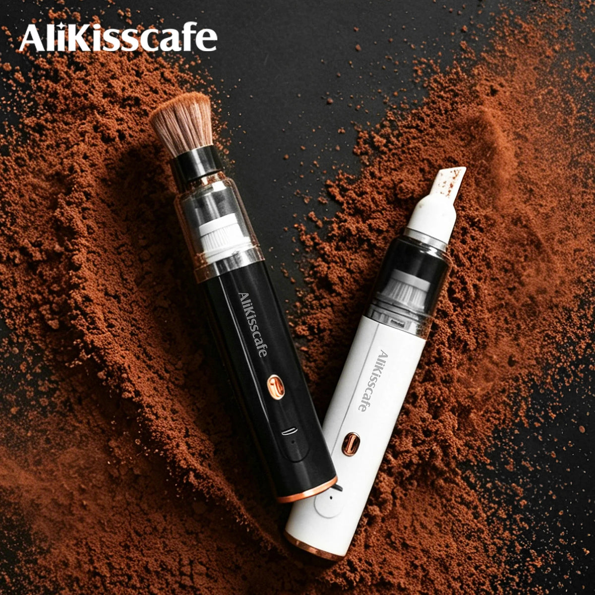 AliKisscafe Coffee Grounds Vacuum Cleaner Portable Grinder Remover Brush for Bar Car Desktop Barista Tools Espresso Accessories