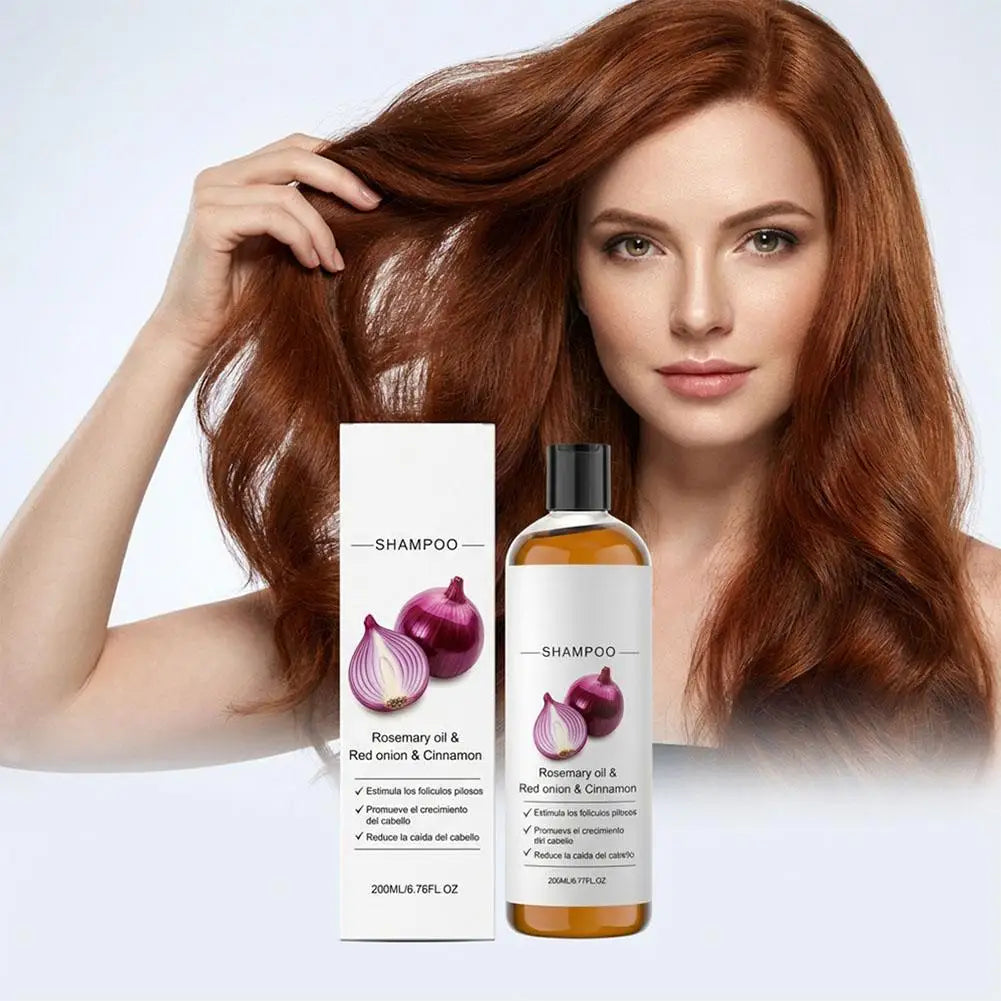 2/3pcs Rosemary Red Onion Shampoo Anti Hair Loss Promote Thicker Stronger excalvo Shampoo Hair Care 200ml