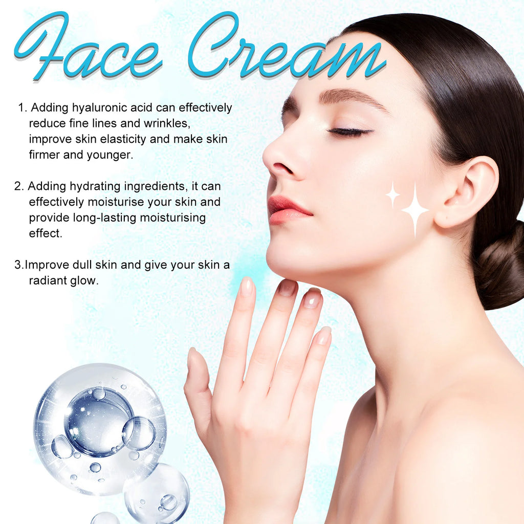 Hyaluronic Acid Cream For Face Pore Shrinking Oil Control Skin Rejuvenation Moisturizing Brightening Anti Aging Korean Skin Care