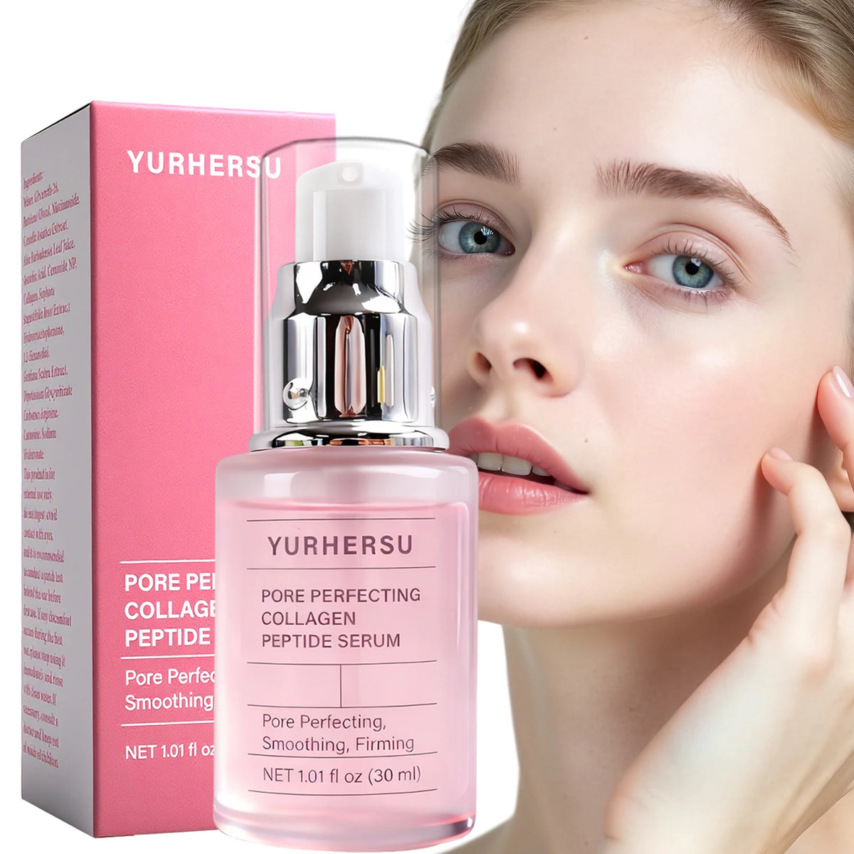 Collagen Peptides Wrinkle Remover Face Serum Lifting Firming Fade Fine Lines Anti-aging Essence Brighten Nourish Skin Care