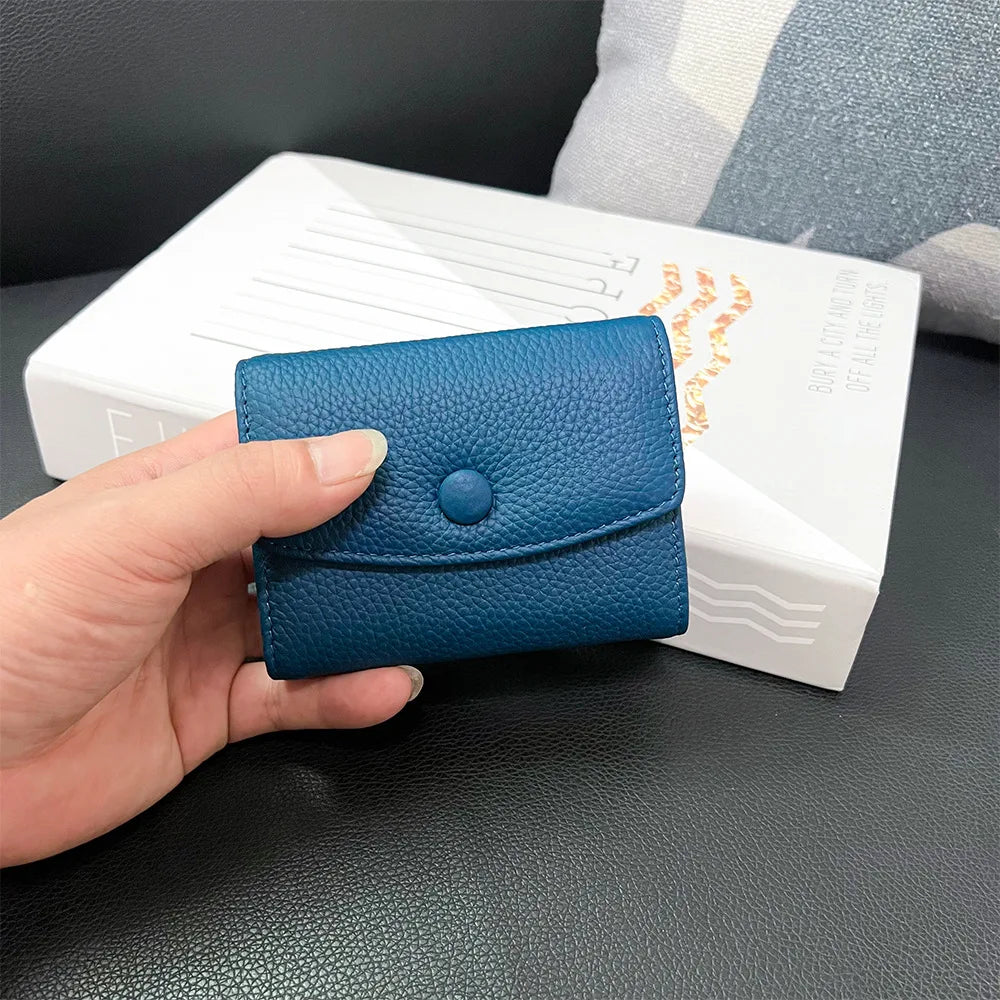 Credit Card Holder Wallets for Women Large Storage Space Snap Closure Accordion Card Holders,Leather Organizer Cards Case