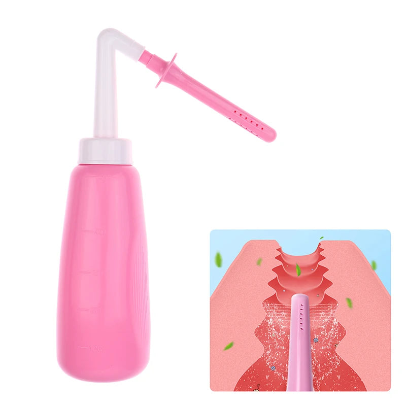 *500ml Vagina Ass  Cleaner Hand Held Spray Bottle Intimate Hygiene Personal Cleaner Vaginal Anal Washing Health Care Women