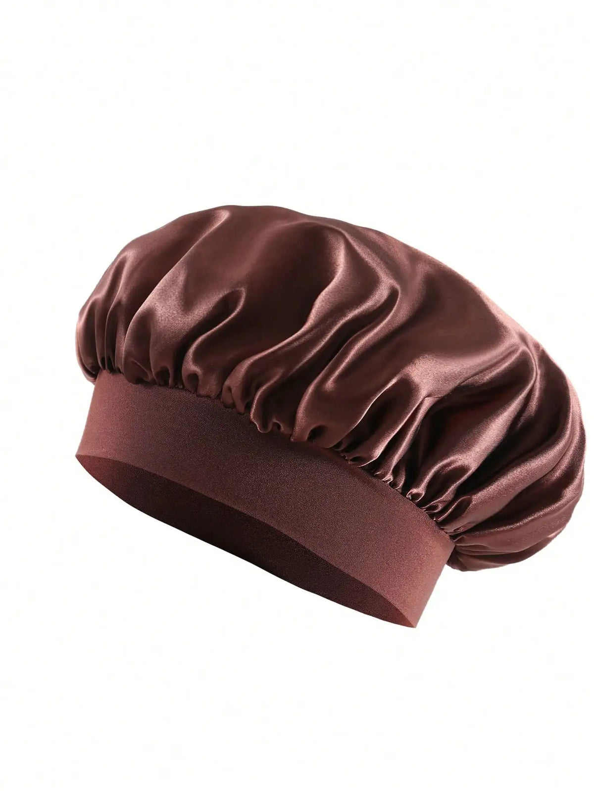 1Pcs Silk Bonnet for Sleeping Women Satin Lined Hair Bonnets for Sleeping Soft Elastic Band Silk Sleep Cap for Curl