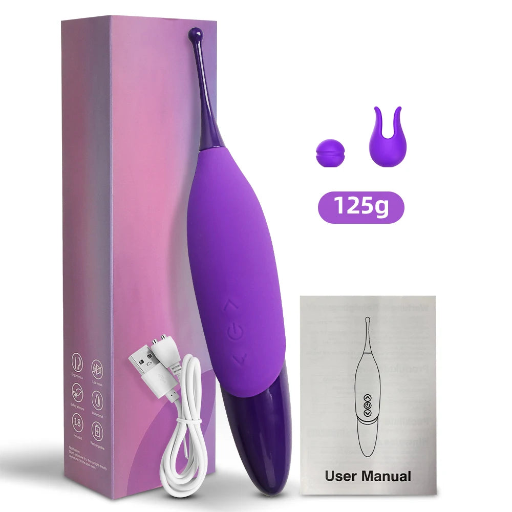 G-Spot Vibrator Sex Toy Clitoris Nipple Stimulator Female Masturbator Massage Stick Sex Toys  For  Women  Orgasm Sexual Pleasure