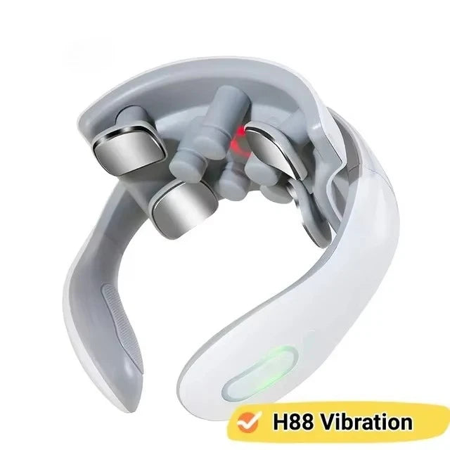 Smart Neck Massage Shoulder Neck Massage Cervical Vertebra Vibrator Heat Relieve Pain Pulse Neck Massage Instrument Health Care
