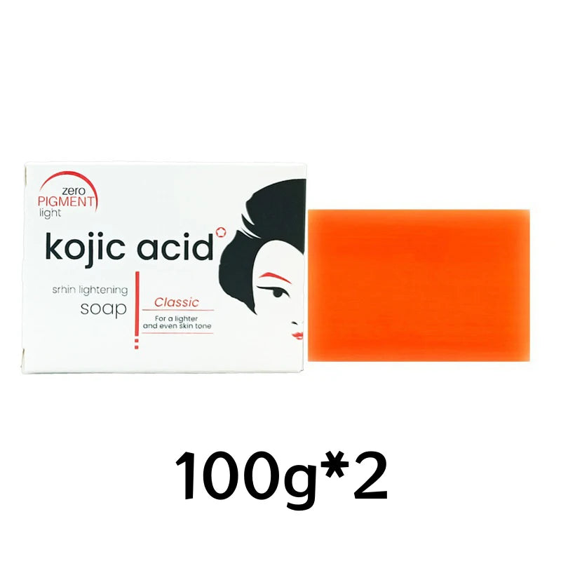 Kojic Acid Soap Face Body 100g Handmade Papaya Soap Deep Cleansing Brightening Skin Whitening Soap For Daily Facial Cleansing