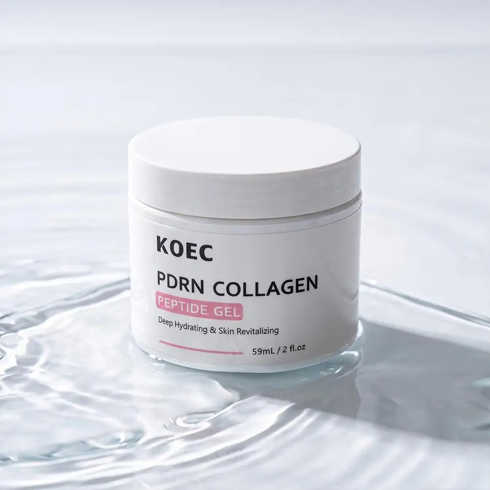 KOEC PDRN Collagen Peptide Gel Jelly Cream Hydrating Soothing Repairing Nourishing Korean Glass Skin Face Moisturizer