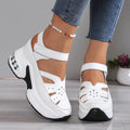 New Summer Closed Toe Women Sandals Fashion Plus Size Casual Shoes New Hollow Out Light Comfortable Platform Sandals Zapatos