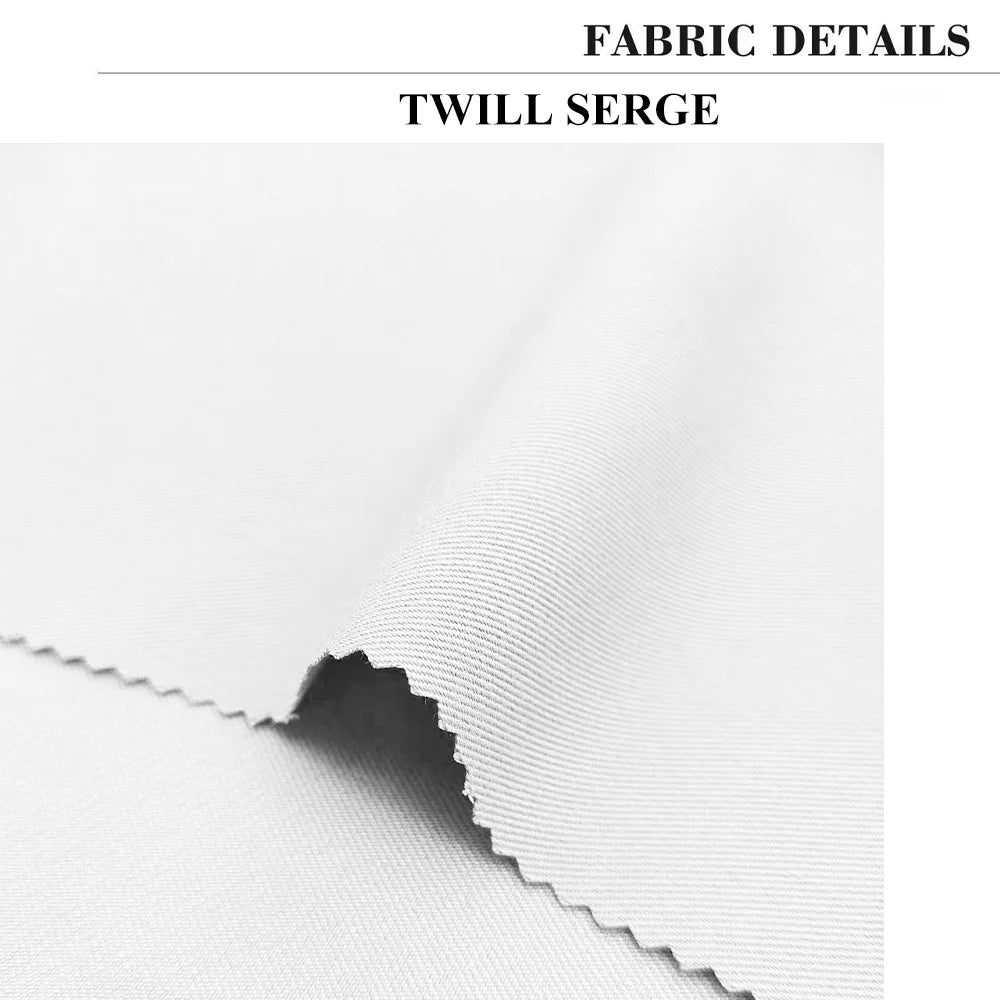 White Wedding Suit for Men 2-piece Set Double Breasted Jacket Wide Leg Pants Custom Slim Fit Prom Party Male Tuxedo