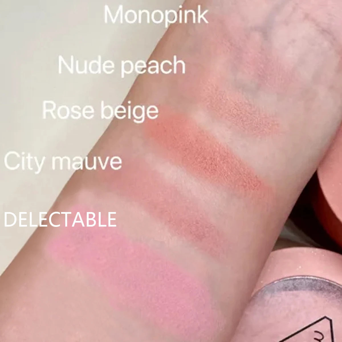 3CE Mood Recipe Face Blush,Silky Powder,Natural Color Payoff,Long-Lasting Wear,Complete Makeup,Korean Cosmetic,Korean Makeup