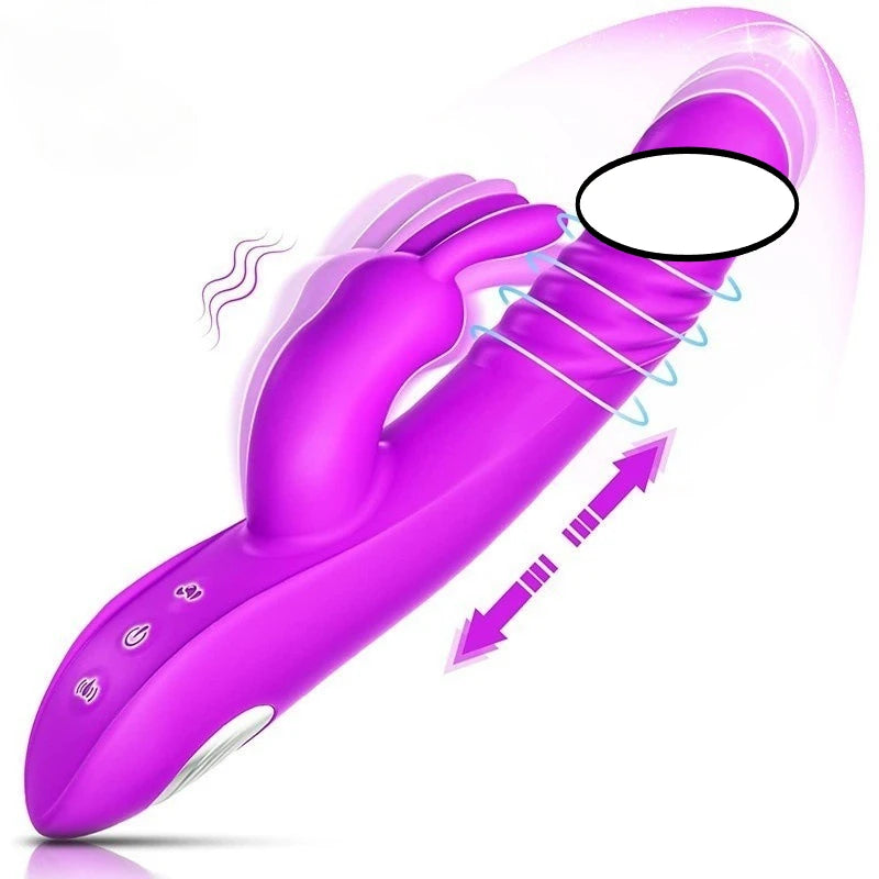 Sex toys Adult female partial bird telescopic vibrator clitoris stimulation rabbit pulse vibration vibrator